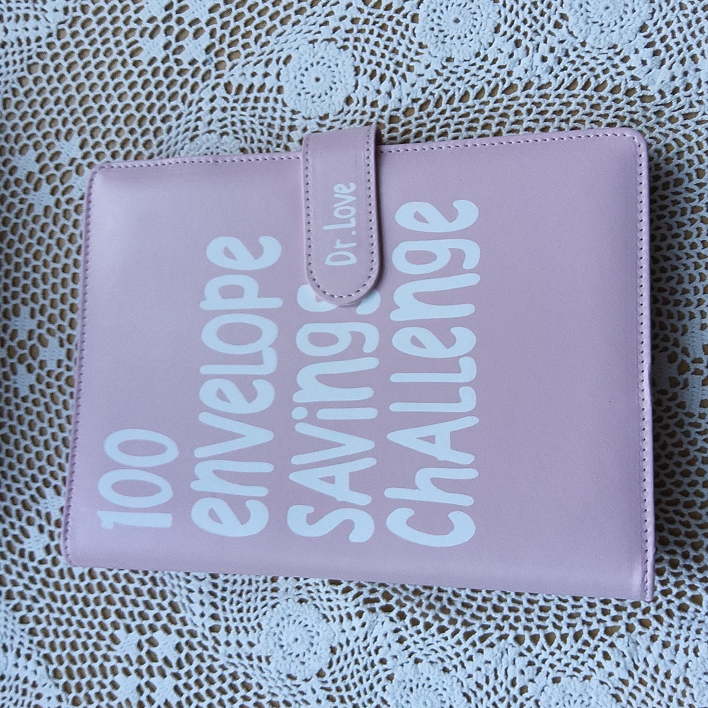 100 Envelope Saving Challenge Pink New